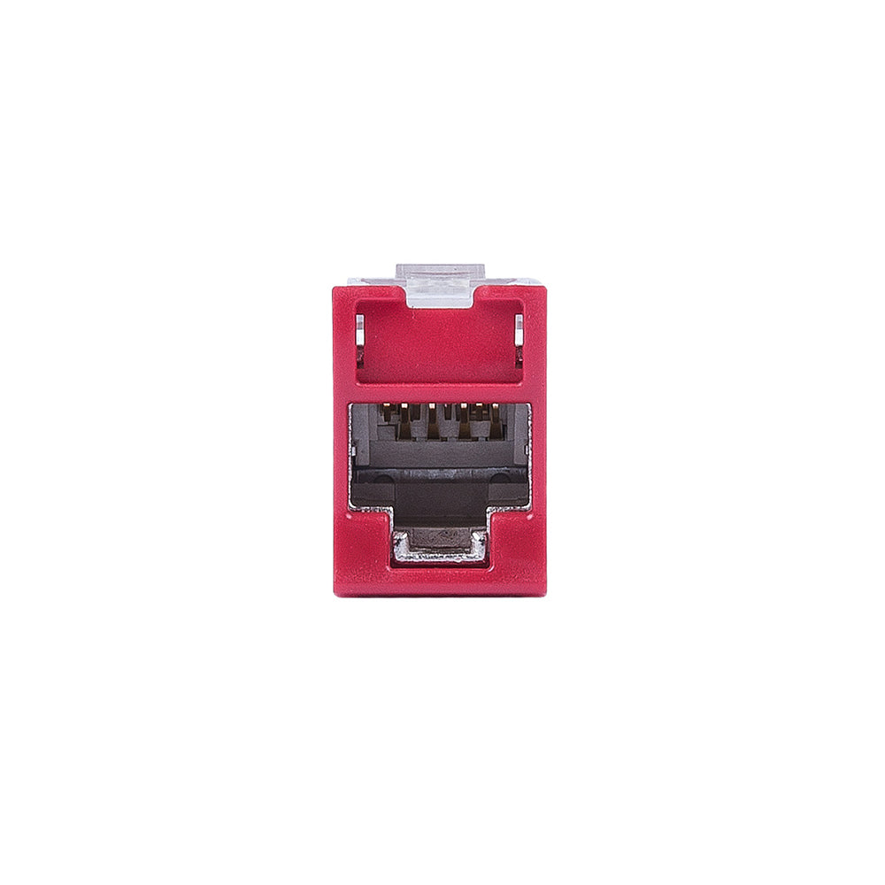 SIEMON Z6A-S03B Jack Cat6A Blindado, Z-MAX, Color Rojo
