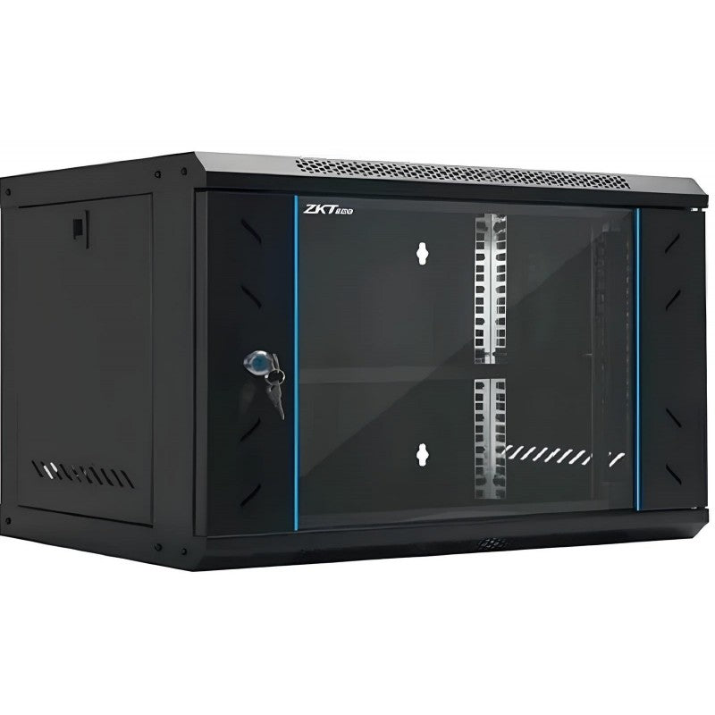 ZKTECO ZK-R12U-5412A Gabinete de Pared 19" 12U Acero 530×400×600mm