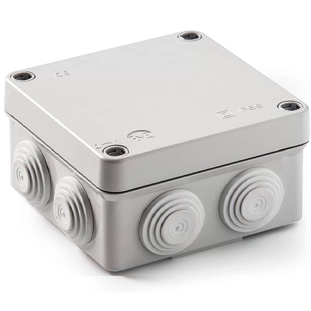ZKTECO ZK-WD-010 Caja de Paso PVC con Entradas 10x10x7cm