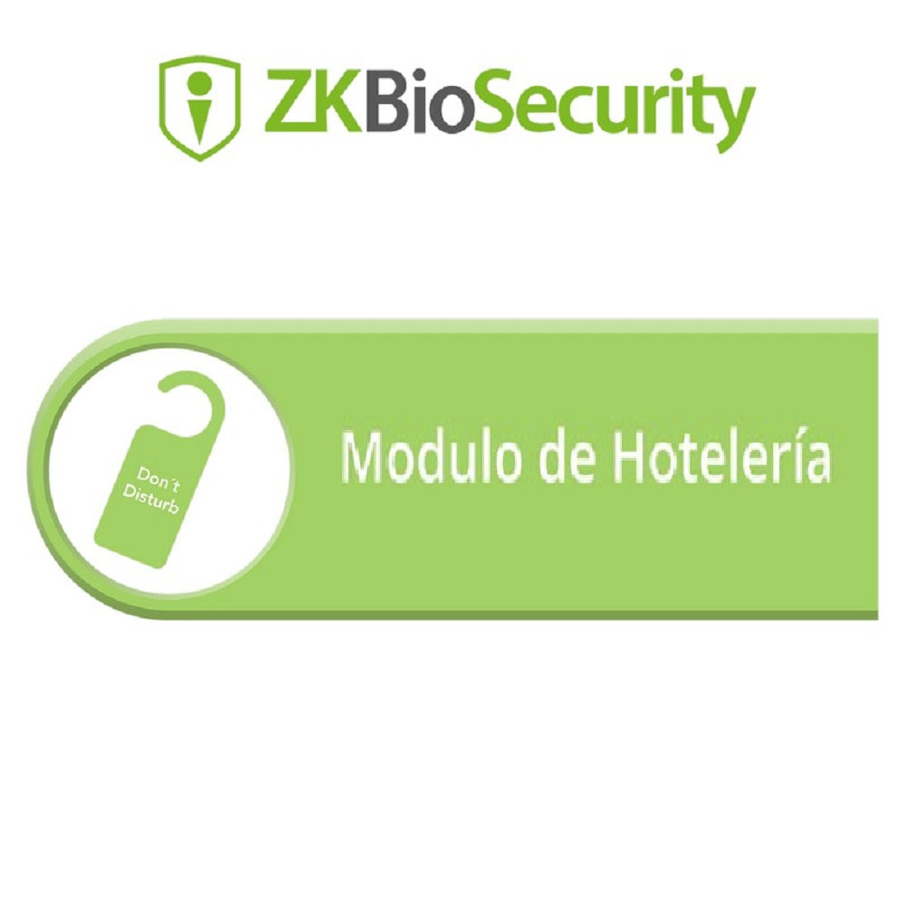 ZKTECO ZKBS-HOTEL-PRJ Licencia Hotelera Perpetua con Soporte por 12 meses