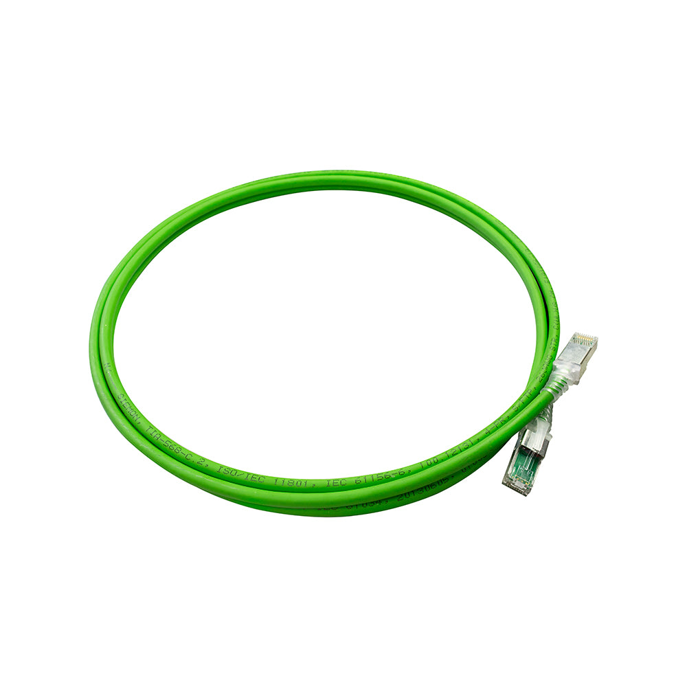SIEMON ZM6A-S07-07B PATCH CORD, CAT6A, LSZH 2.1M, Color Verde