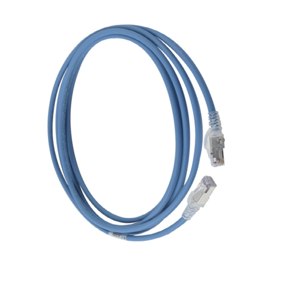 SIEMON ZM6A-S10-06B, Patch Cord, S-FTP RJ45, 4Pares Cat6A LSZH 3m azul