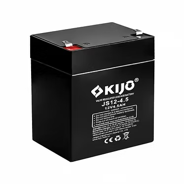 KIJO JS12-4.5AH Bateria 12V-4.5AH Seca AGM para UPS y Paneles Solares 9x7x10.1cm
