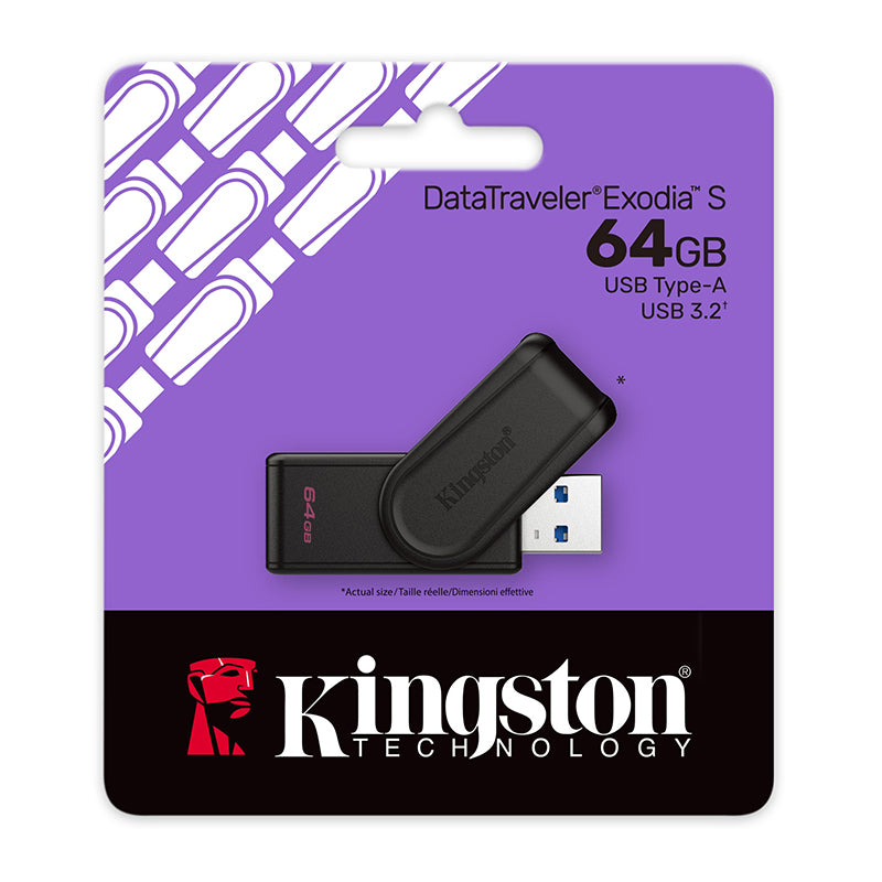 KINGSTON DTXS/64GB EXODIA S Memoria USB 64GB