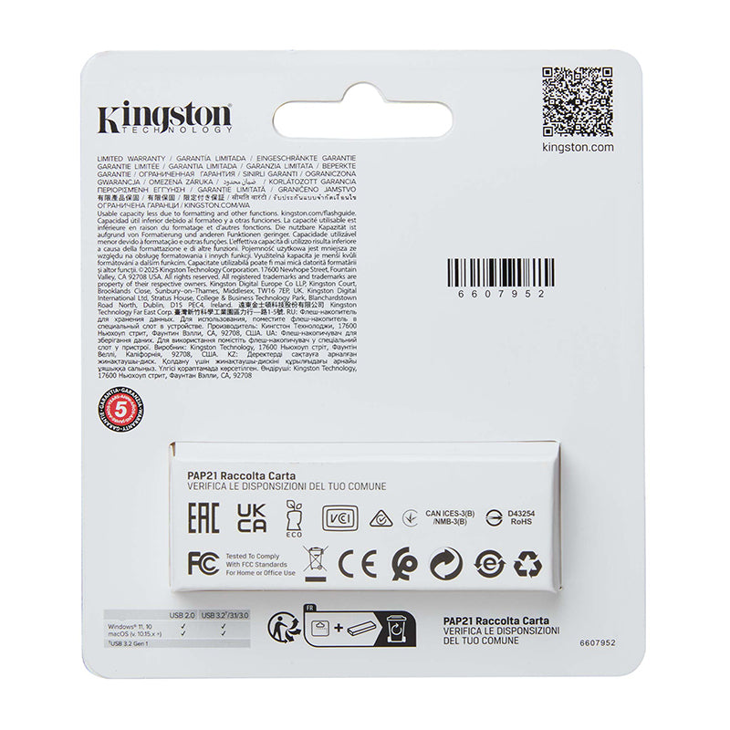 KINGSTON DTXS/64GB EXODIA S Memoria USB 64GB