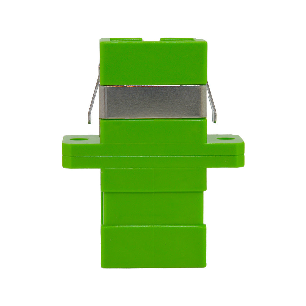 OPFIBRA ADSCA-SX Acoplador FO SC/APC simplex monomodo verde