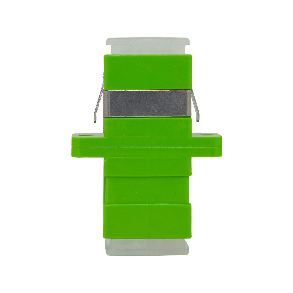 OPFIBRA ADSCA-SX Acoplador FO SC/APC simplex monomodo verde