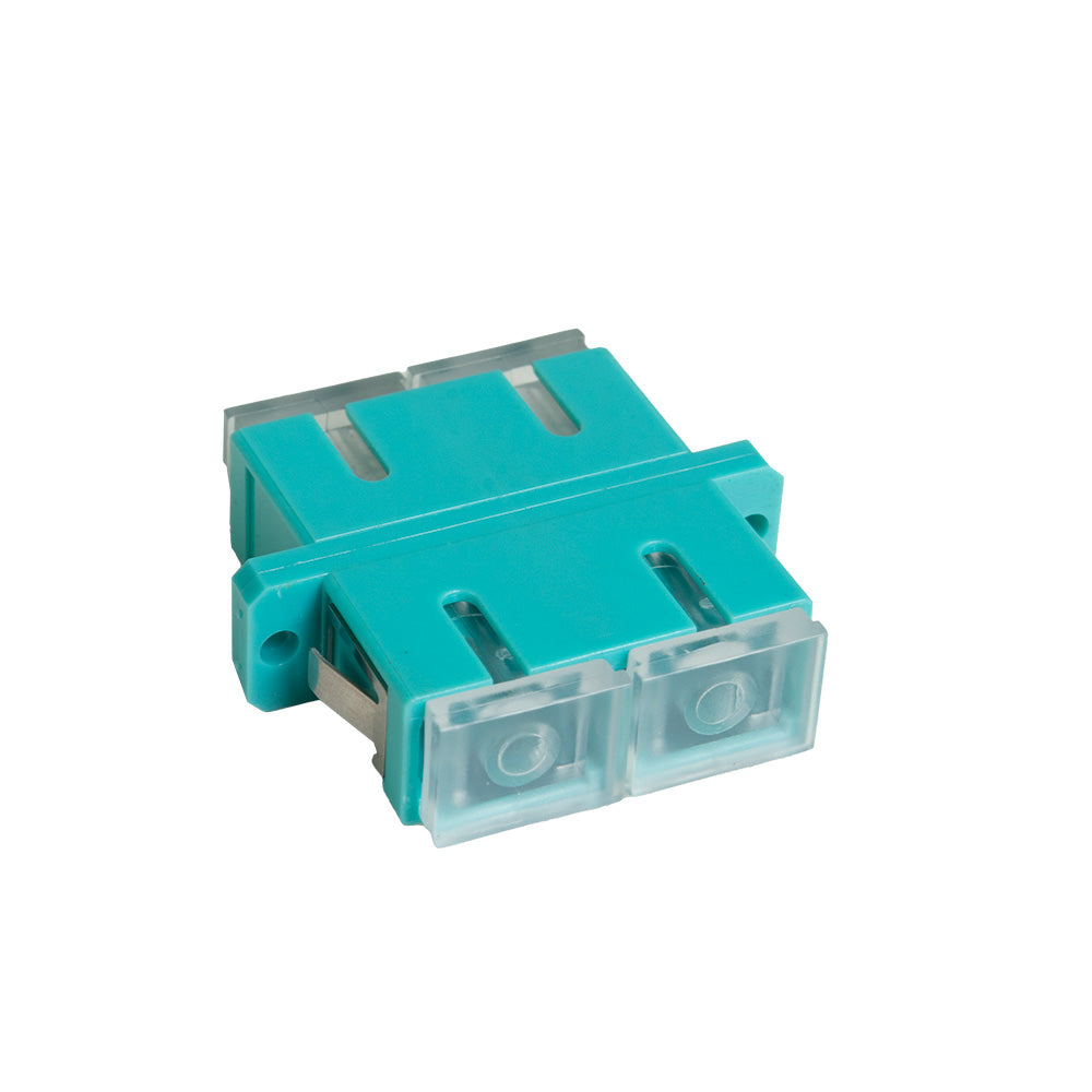OPFIBRA ADSCU-DX-OM3 Acoplador FO SC Duplex MM OM3 Aqua