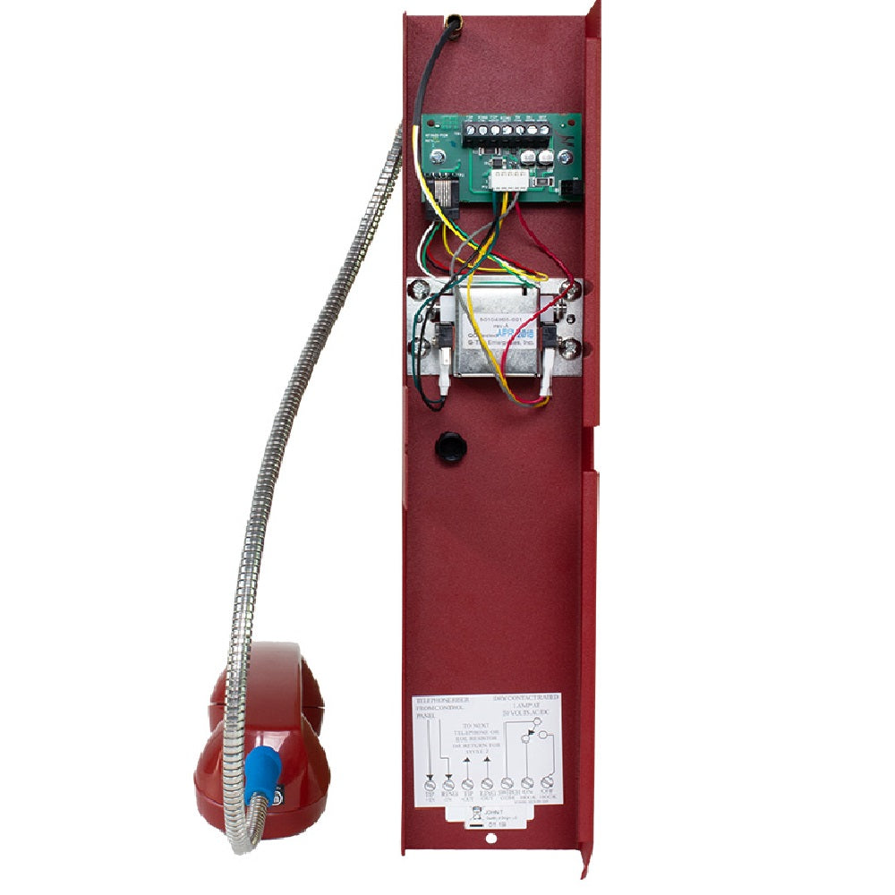 NOTIFIER AFAWS-TELA Chasis telefónico con cable de bobina blindado para estación de bomberos