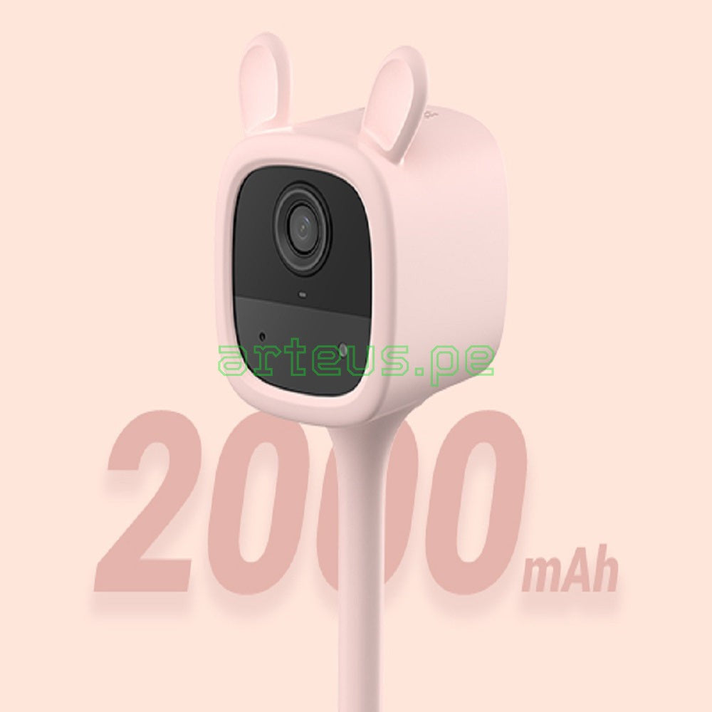 EZVIZ BM1 BABYCAM Cámara VIGILA BEBE WIFI 2MP con Batería Rosado