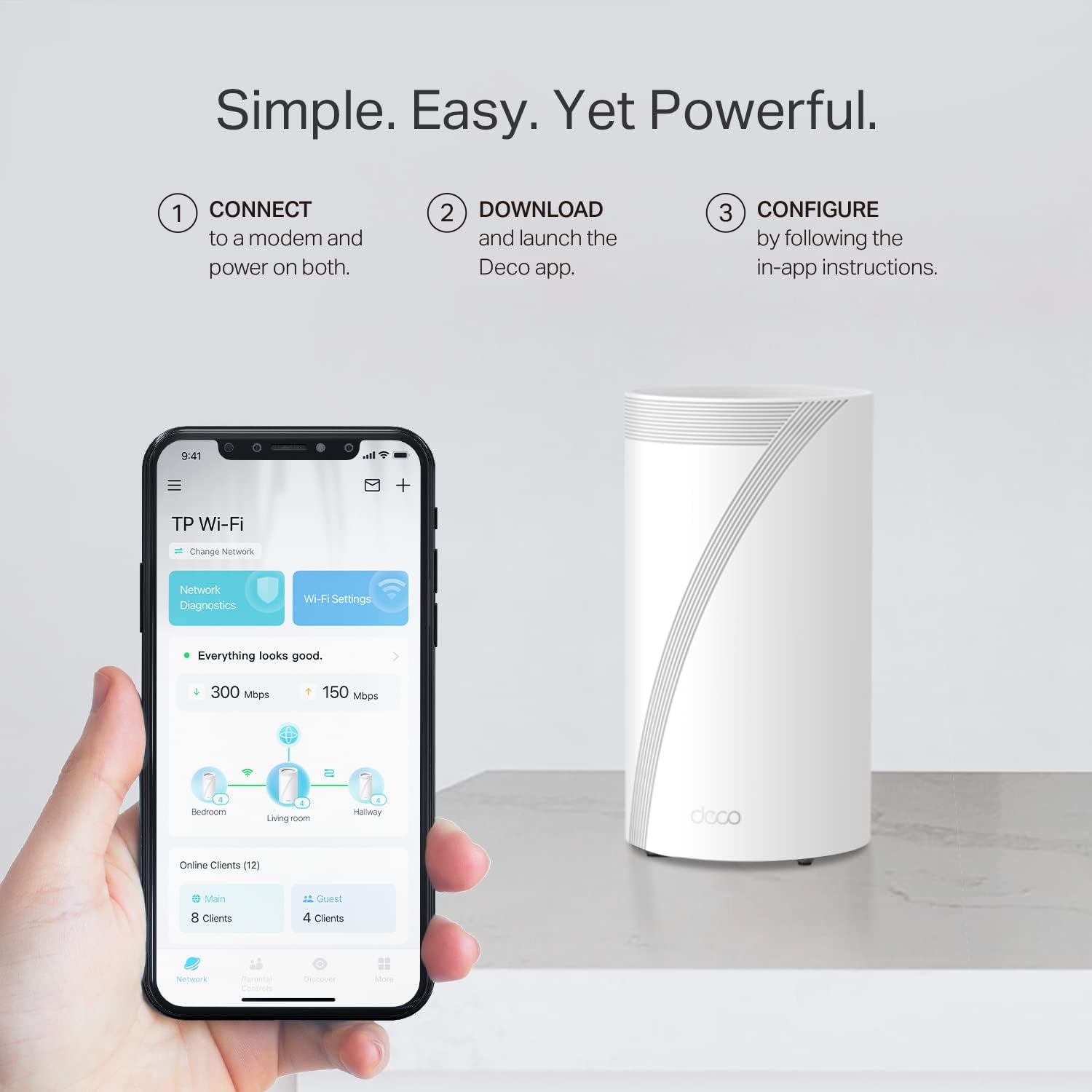 TP-LINK DECO BE85 2-Pack Router MESH WiFi7 BE19000 Triple Banda