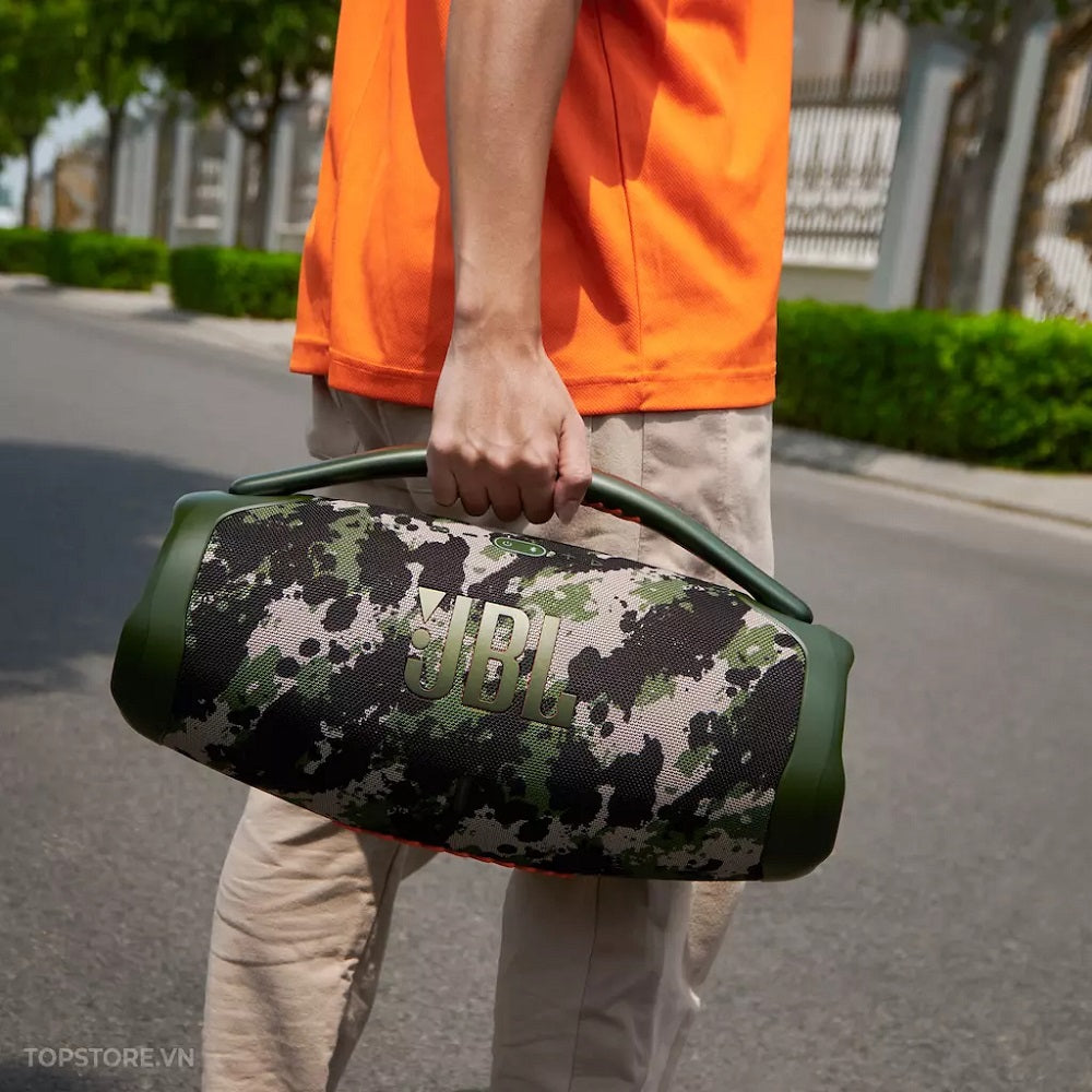 JBL BOOMBOX 3, Parlante Inalámbrico BT IP67 a prueba de agua Camuflaje Militar - JBLBOOMBOX3SQUADAM
