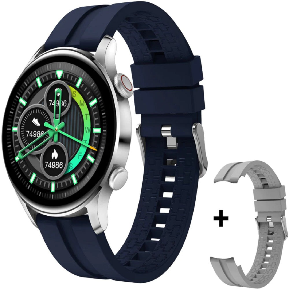 ARGOMTECH RELOJ SMART SKEIWATCH C60 SILVER SL 2 CORREAS
