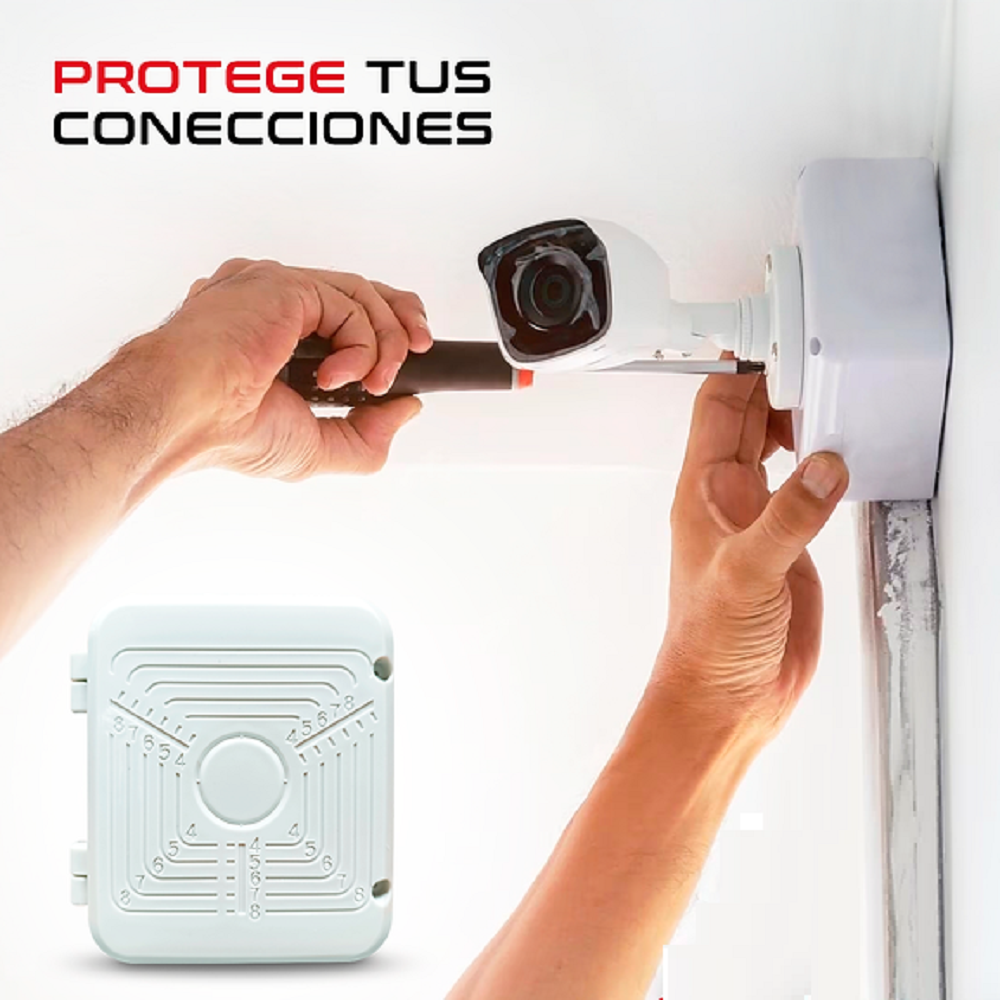 ZKTECO ZK-WD-003 Caja de Paso PVC 12x10x5cm