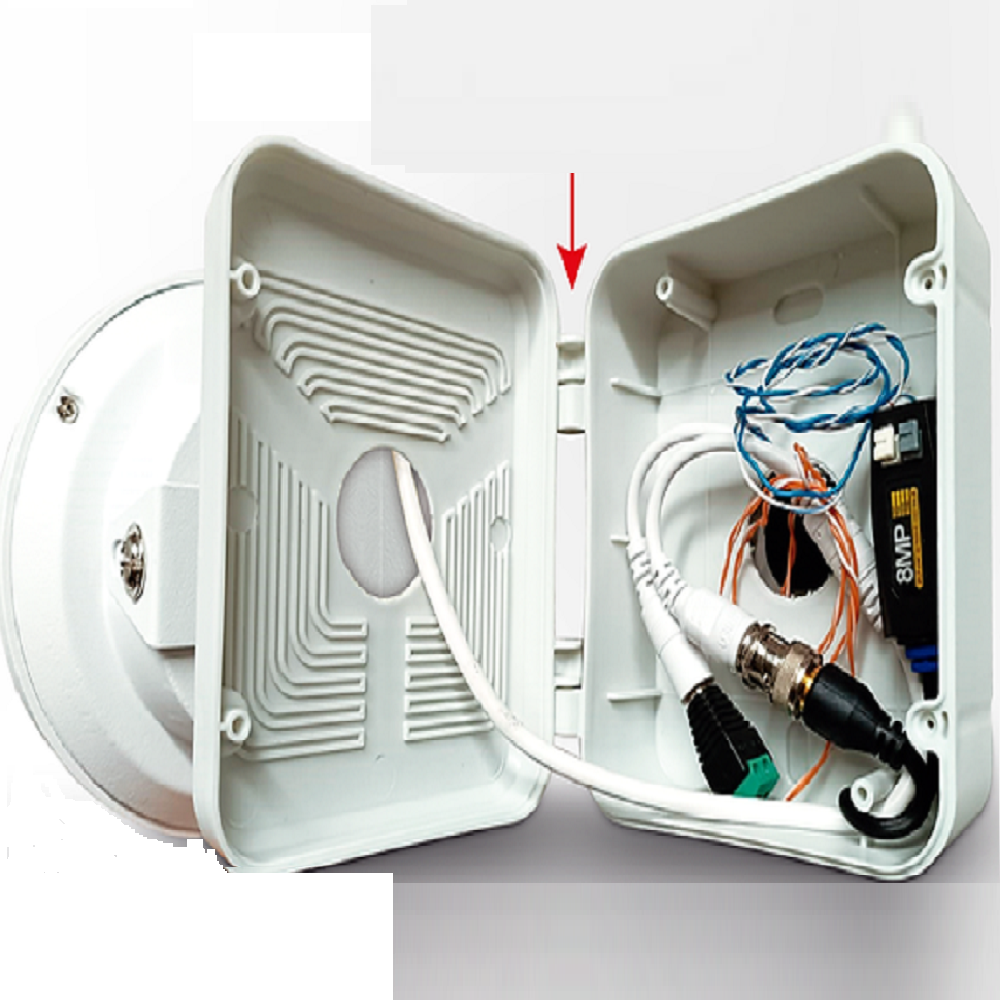 ZKTECO ZK-WD-003 Caja de Paso PVC 12x10x5cm