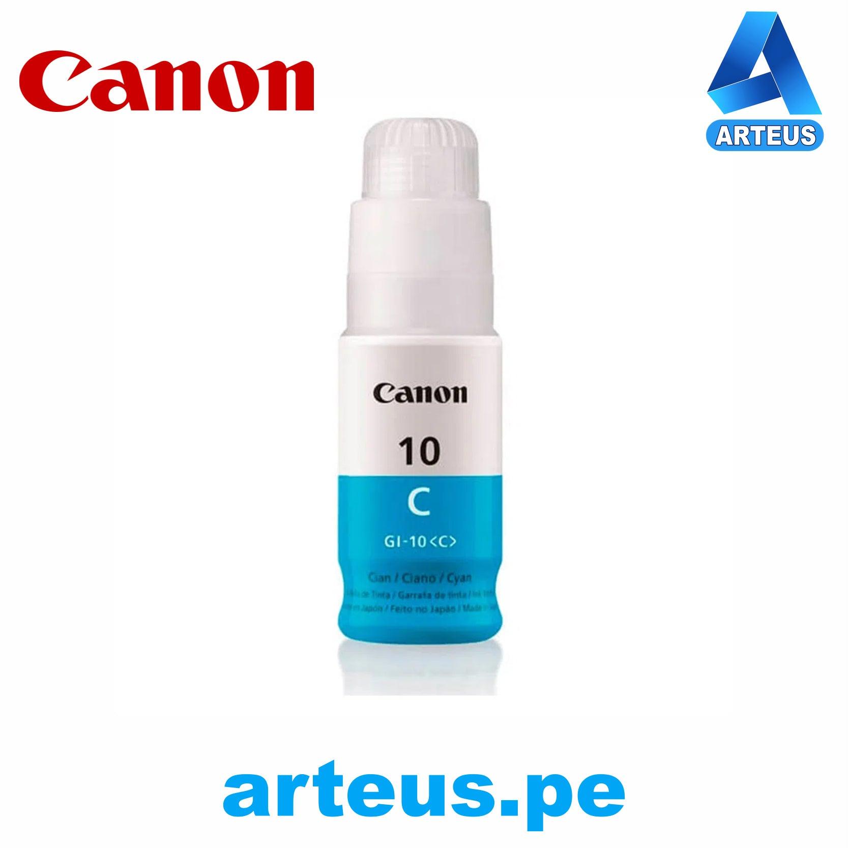 CANON 3391C001AB - Botella de tinta Canon GI-10C Color Cyan 70ml - ARTEUS
