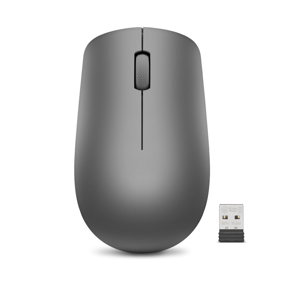LENOVO 530 Mouse Inalambrico Ambidestro 2.4GHz Nano USB 1200 DPI Grafito GY50Z49090