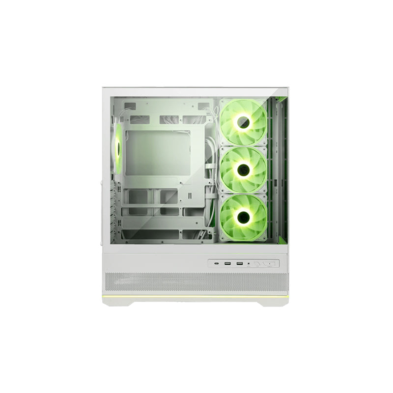 MSI MAG PANO 110R PZ WHITE Gabinete Mid Tower Mini-ITX, Micro-ATX, ATX