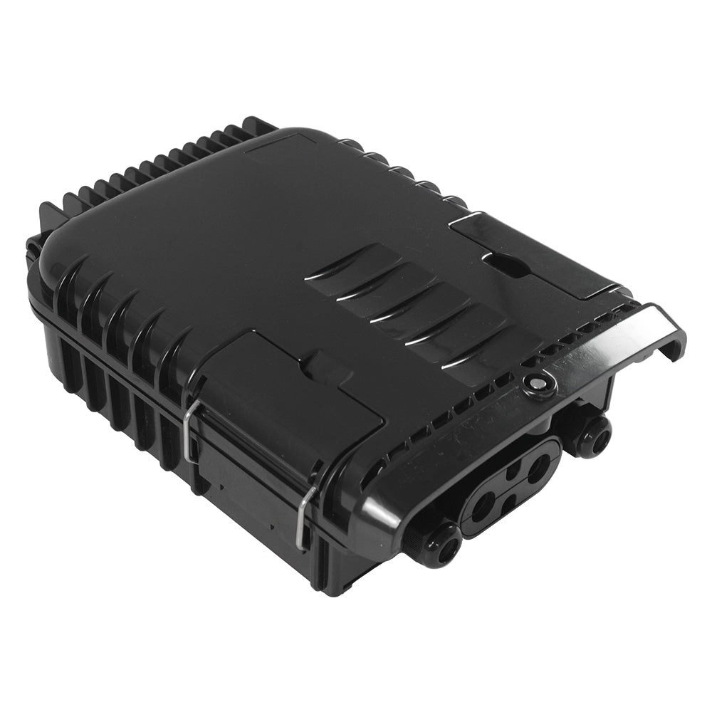 OPFIBRA CTO-CO-B-SA16-00-0010 Caja NAP IP65 16 Salidas Negro Incluye 16 Adaptadores SC/APC 1 Splitter PLC 1x16