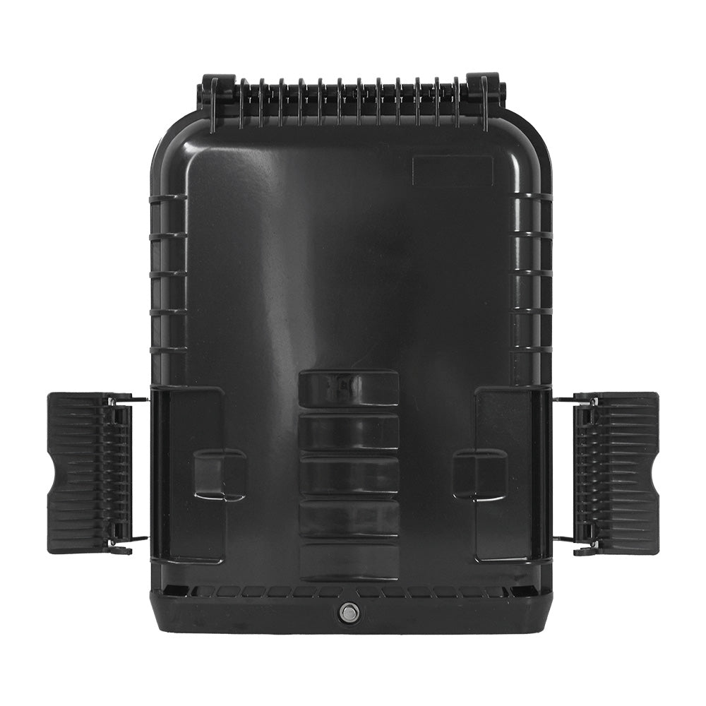 OPFIBRA CTO-CO-B-SA16-00-0010 Caja NAP IP65 16 Salidas Negro Incluye 16 Adaptadores SC/APC 1 Splitter PLC 1x16
