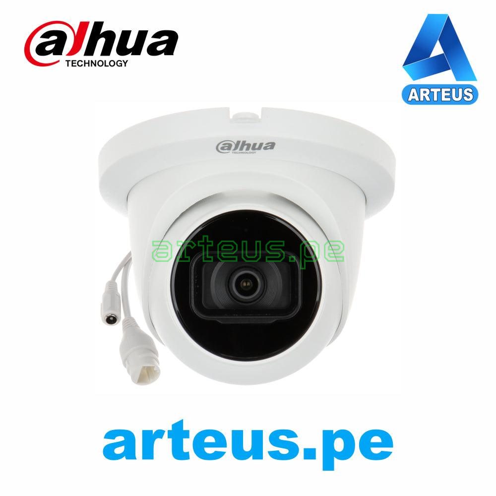 Cámara domo Dahua 2K 5MP para videovigilancia, lente 2.8mm, visión nocturna, micrófono