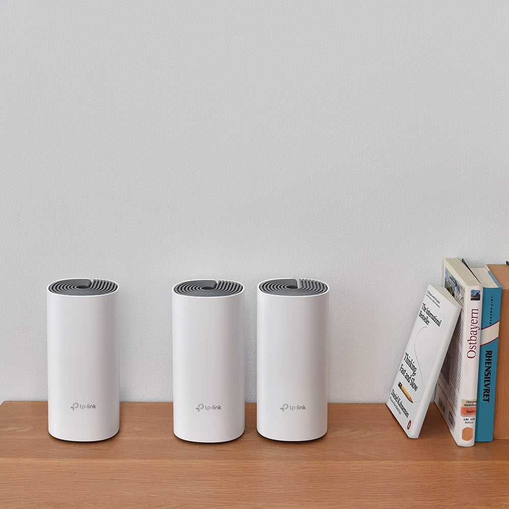 TP-LINK DECO E4 3-Pack Router Mesh WiFi5 AC1200 Doble Banda