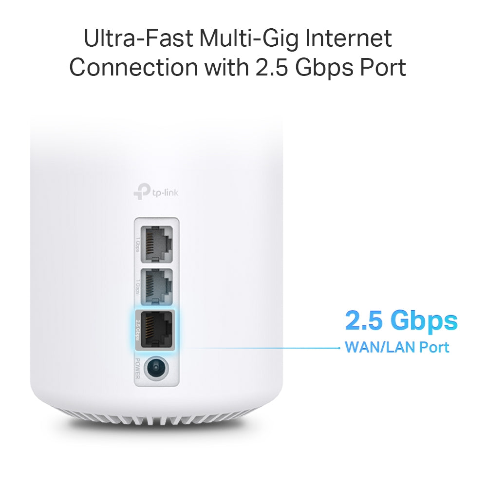 TP-LINK DECO X80 1-Pack Router Mesh WiFi6 AX6000 Doble Banda