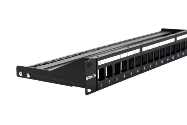 DIXON PPKJ24 Patch panel 24 Puertos Cat 6 Cat 6A modular vacío