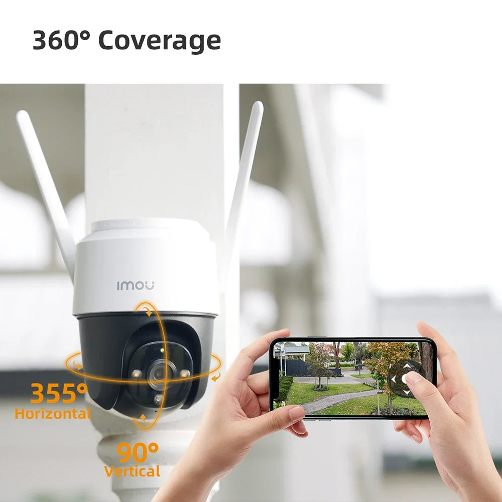 DAHUA DH-SD2A200HB-GN-AW-PV, Cámara de Seguridad IP WIFI 2MP Full HD PT 360º IP66 IR/Led 30m Mic Parlante WIZSENSE