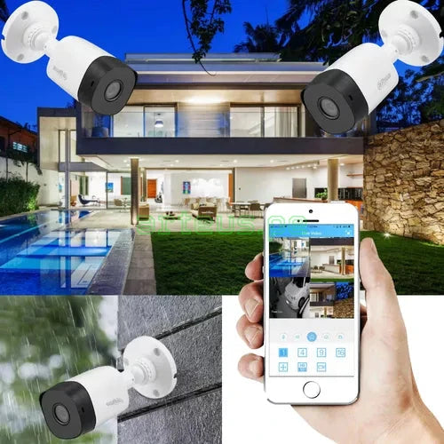 DAHUA IPC-HFW3441E-S-S2 Cámara de Seguridad IP POE, 2K, 4MP, 2.8mm, WDR, IP67. Micrófono. IR 50m. WIZSENSE