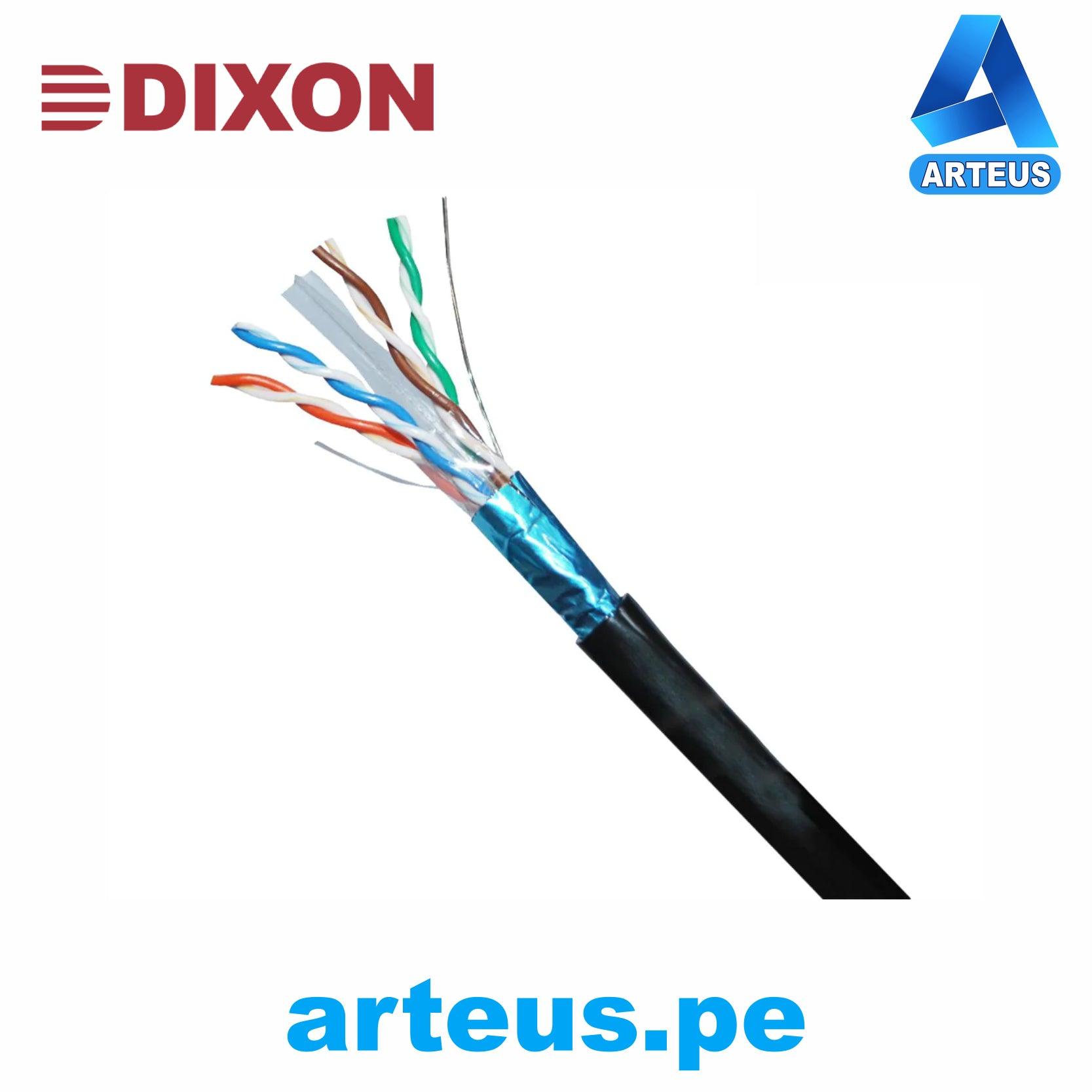DIXON 3067, Cable de red utp categoría 6, 305m- negro - exterior - ARTEUS