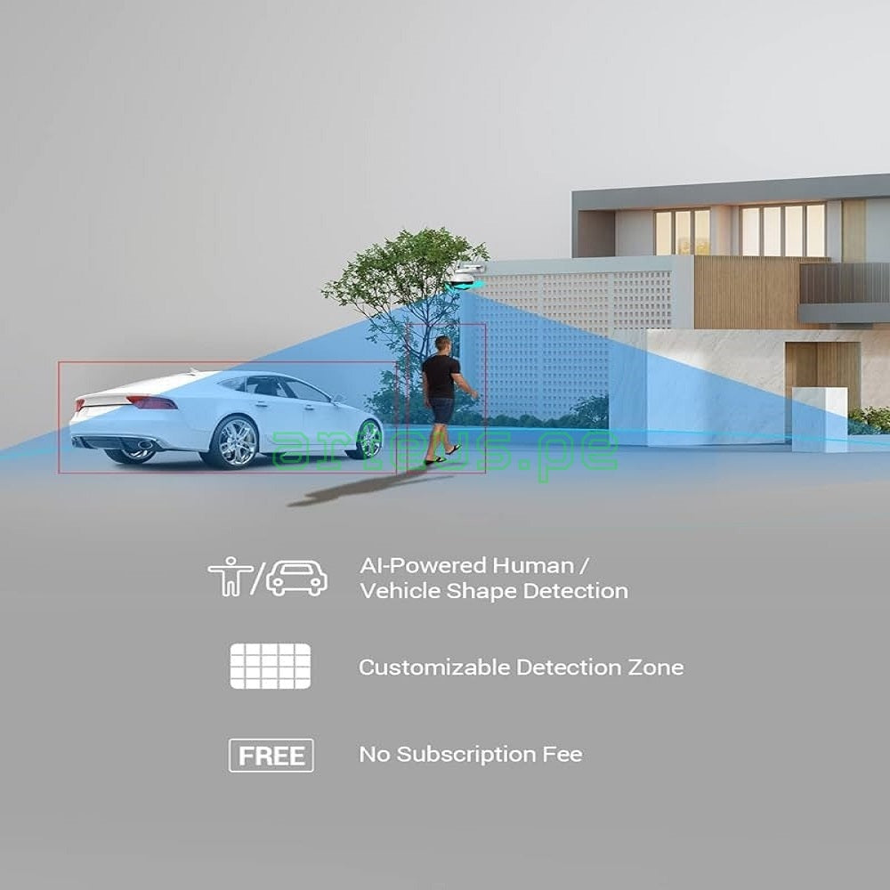 EZVIZ H8 3K Cámara de Seguridad WIFI 5MP PT 360