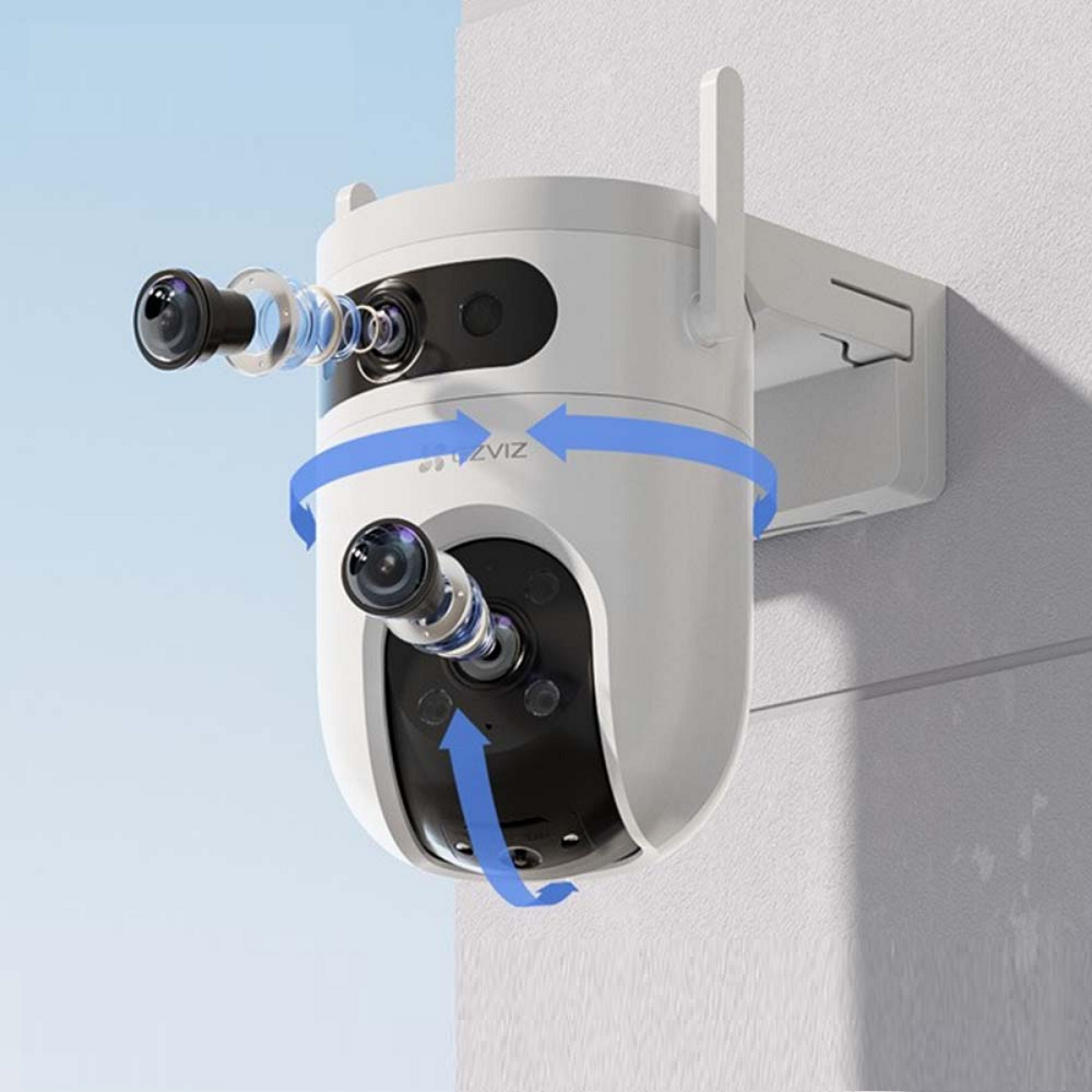 EZVIZ H9C Dual 3K Cámara de Seguridad WiFi PT Doble Lente 5+5MP 360°