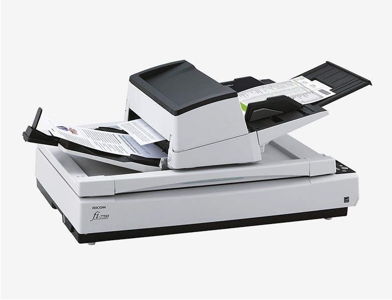 RICOH FI-7700 Escáner de Altas Velocidades 100ppm 200ipm 600DPI