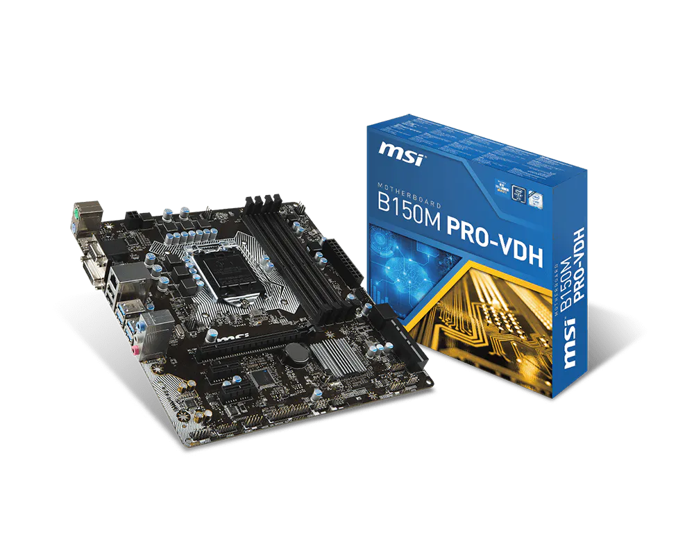 MSI B150M PRO-VDH Placa Madre Intel B150