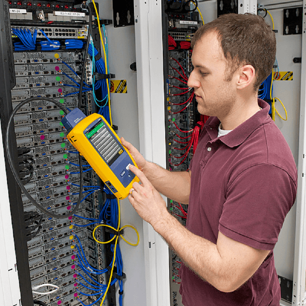 FLUKE DSX2-8000 INT, Certificador de cableado estructurado. Para cables de cobre hasta Categoría 8. WIFI integrado.