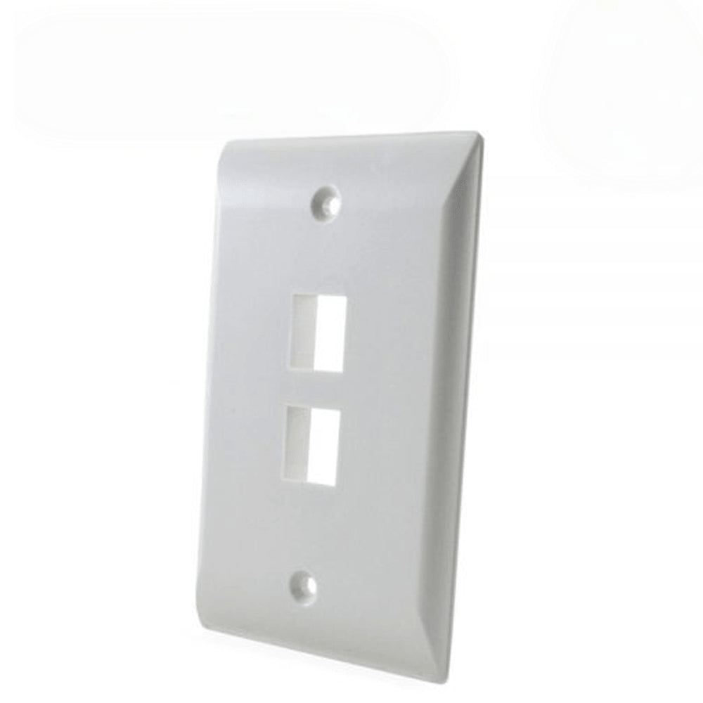 COMMSCOPE 1-2111022-3 Placa de Pared 2 Puertos Simple Blanco