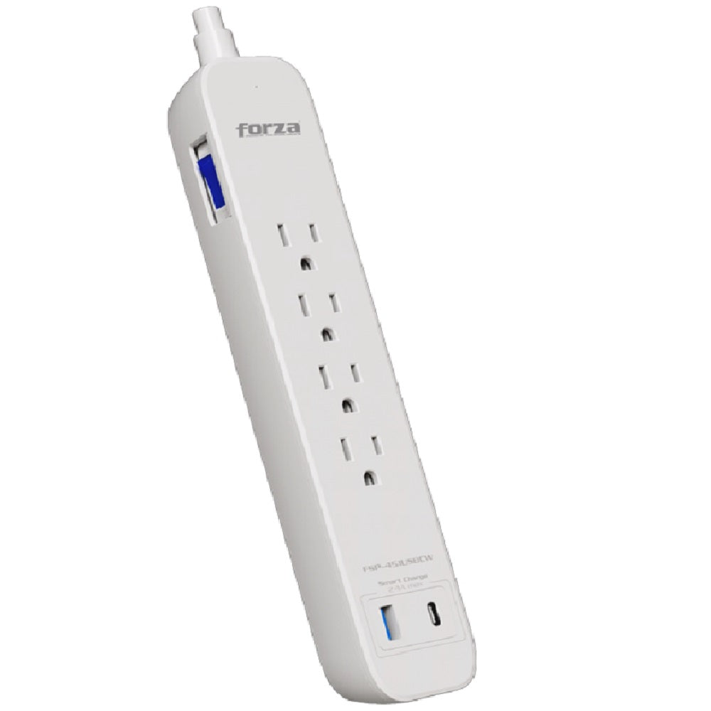 FORZA FSP-411USBCW Supresor de picos 1625W 1000J 4 tomas