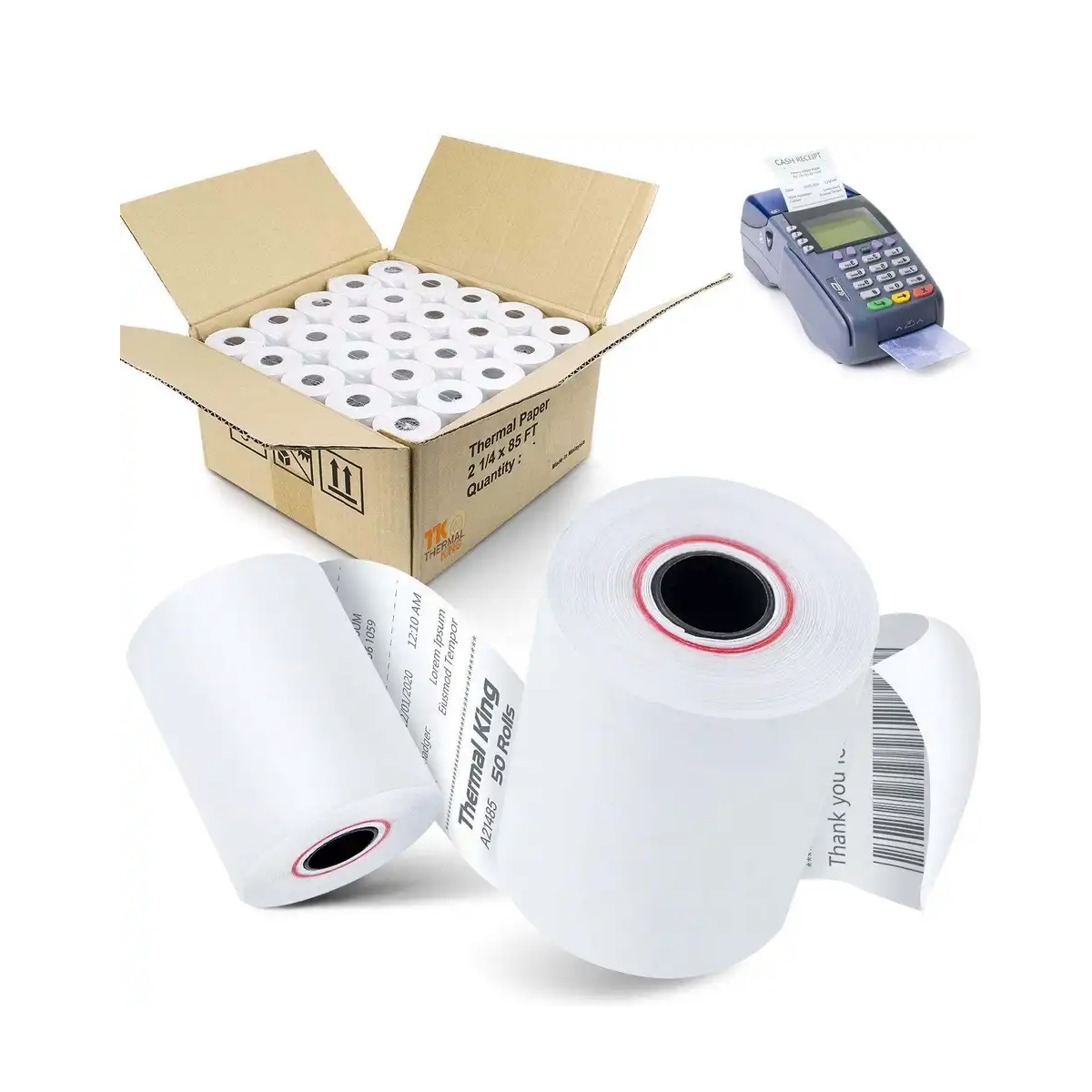 CBX CONTOMETRO TERMICO 58x80mm Para Impresoras Térmicas de Facturación Electrónica Caja x 50 unid
