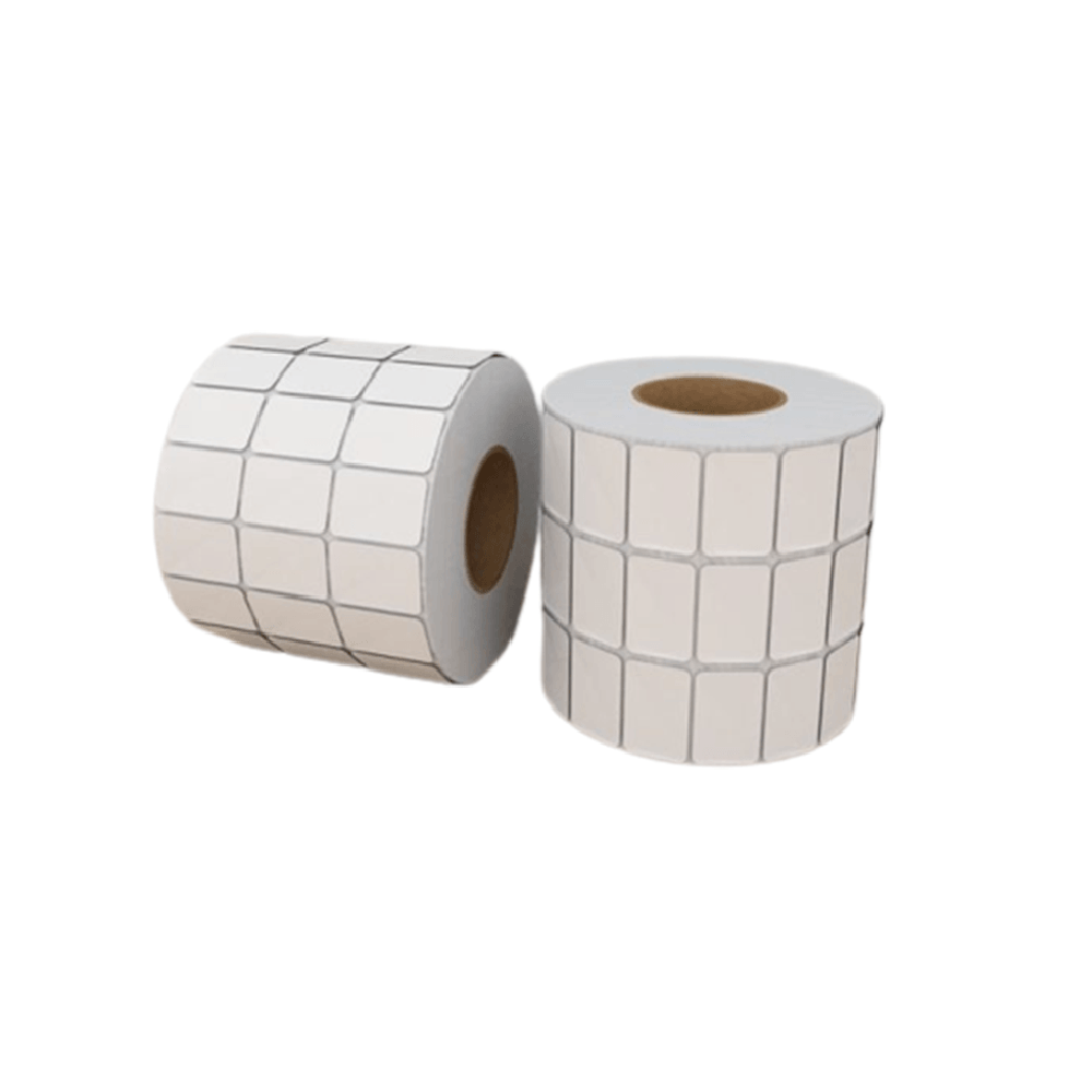 CBX CT00130-075-31 Etiquetas Autoadhesivas 1,3" x 0,75" x 3 Columnas Core 1" Rollo x 6,000 Etiquetas