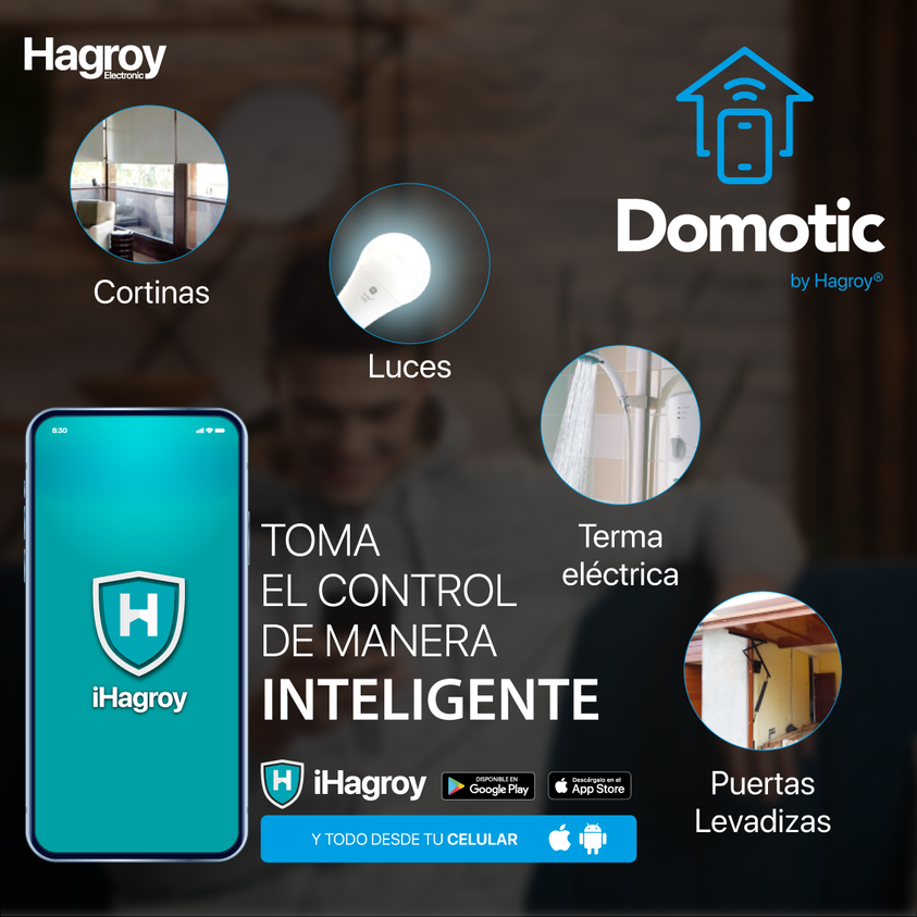 HAGROY HG-HSDOMOTIC-1CH Automatizador 1 Canal RF