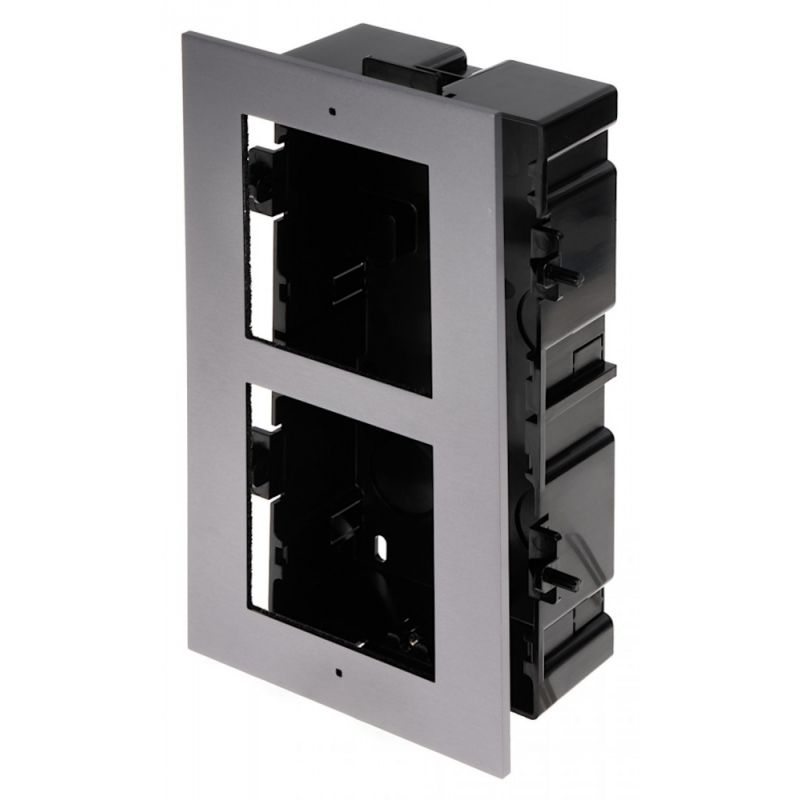 HIKVISION DS-KD-ACF2/PLASTIC Montaje Empotrado para Dos Módulos de Videoportero
