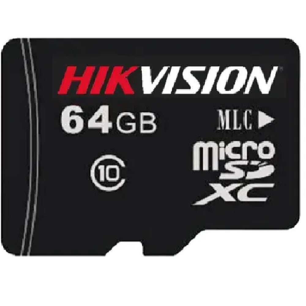 HIKVISION HS-TF-D1/64G  Memoria MicroSD 64GB. Almacenamiento de video para cámaras de videovigilancia 24x7