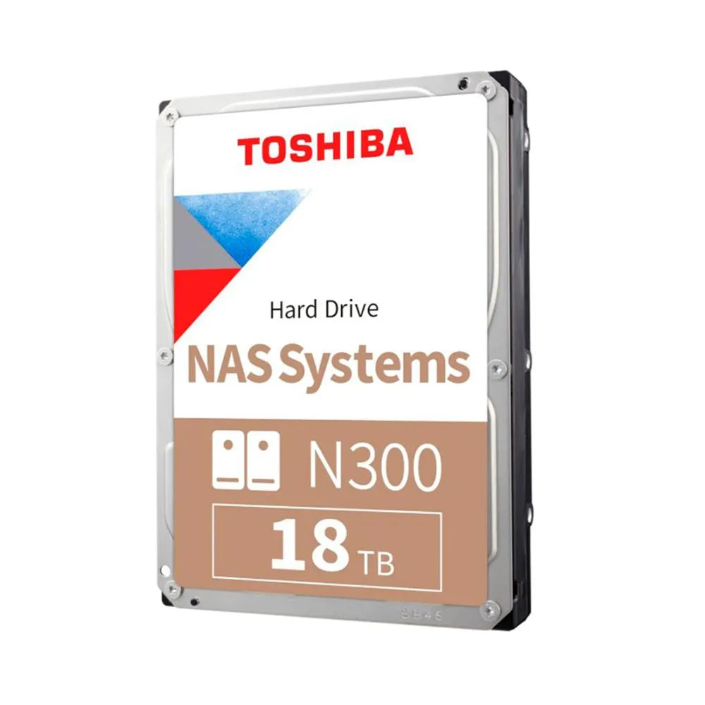 TOSHIBA N300 Disco Duro NAS 3.5" 18TB 7200RPM HDWG51JXZSTA