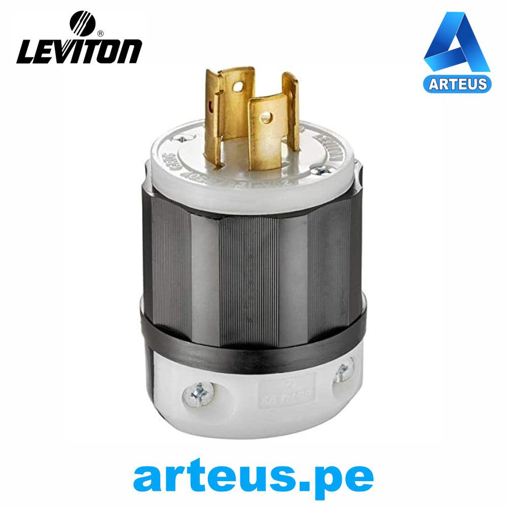 LEVITON 2411 - ENCHUFE AEREO NEMA NEMA L14-20P 3P 4W INDUSTRIAL N/B NYL 20A - 125/250V - ARTEUS