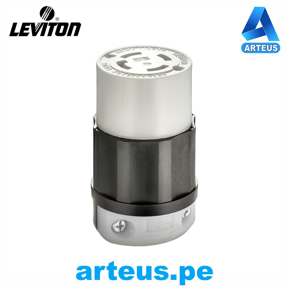 LEVITON 2713 - TOMA AEREO NEMA L14-30R 3P 4W N/B NYL 30A - 125/250V - ARTEUS