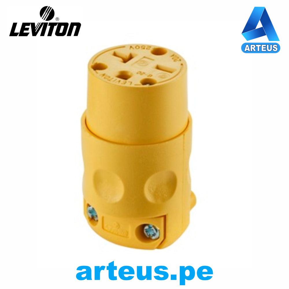 LEVITON 620CV - TOMA AEREO INDUSTRIAL O/T 20A - 250V NEMA 6-20R 2P 3W - ARTEUS