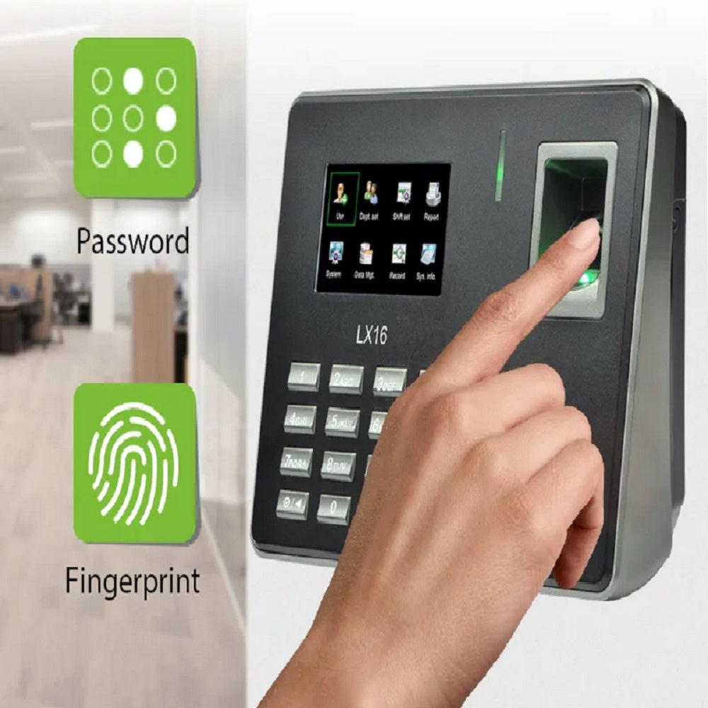 ZKTECO LX16 Control de Asistencia con Lector de Huella