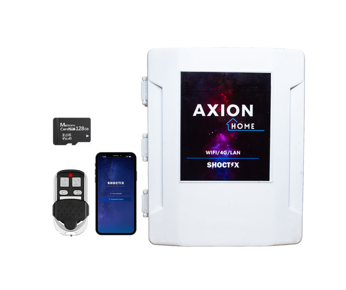SHOCTIX ST-AXION Alarma Smart WiFi Ethernet 100 Zonas con Integración a Alexa