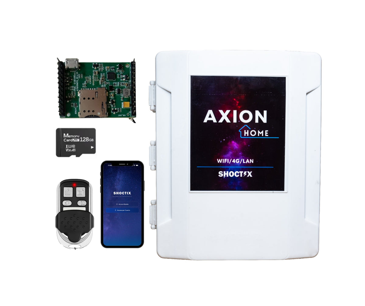 SHOCTIX ST-AXION-4G Alarma Smart WiFi Ethernet GSM 4G 100 Zonas con Integración a Alexa